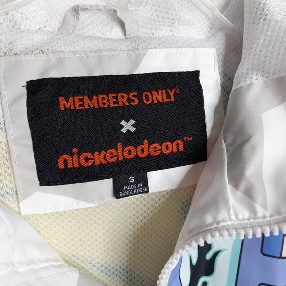 MEMBERS ONLY x NICKELODEON WINDBREAKER JACKET SIZE S - Picture 2 of 7